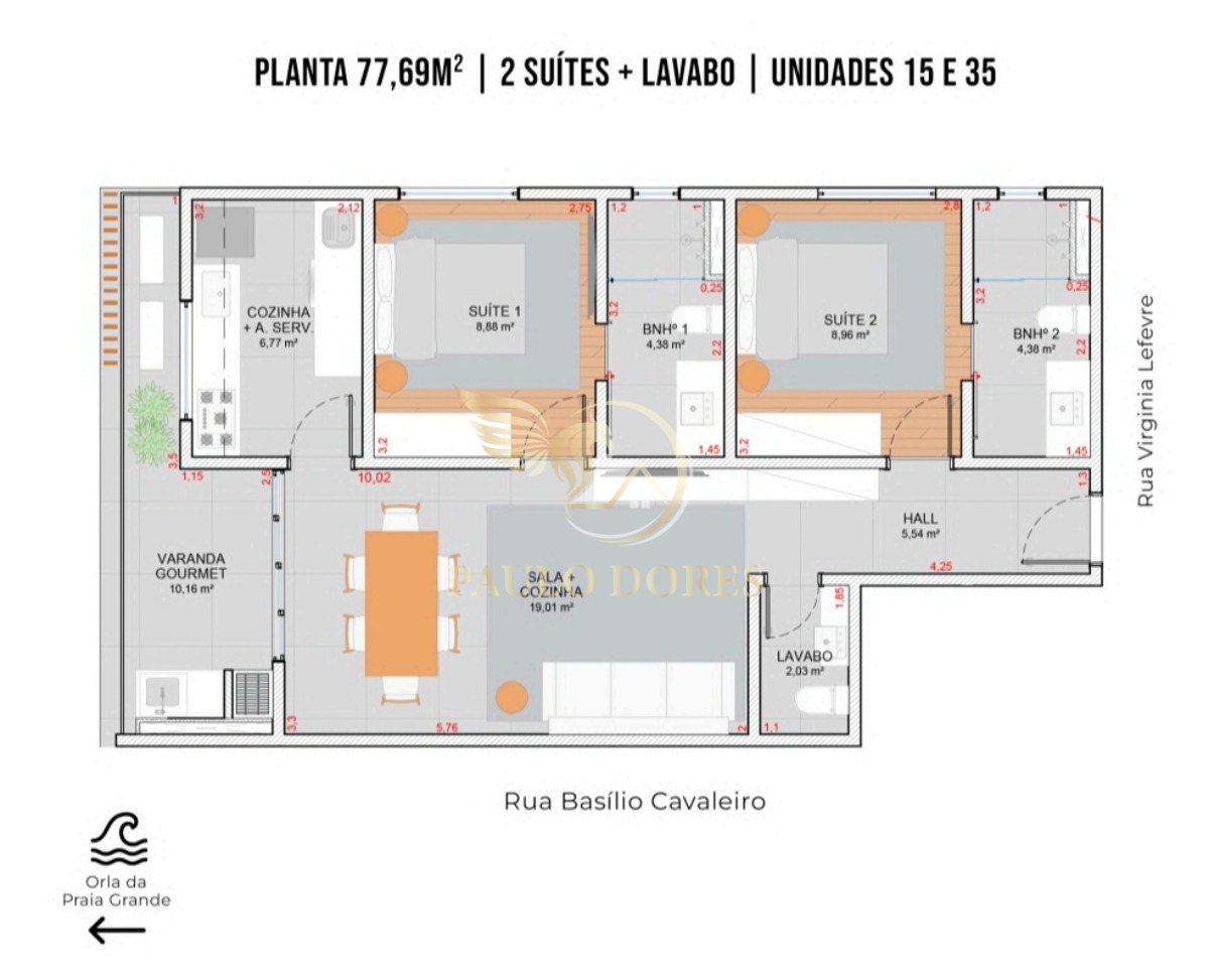 Apartamento à venda com 2 quartos, 78m² - Foto 21