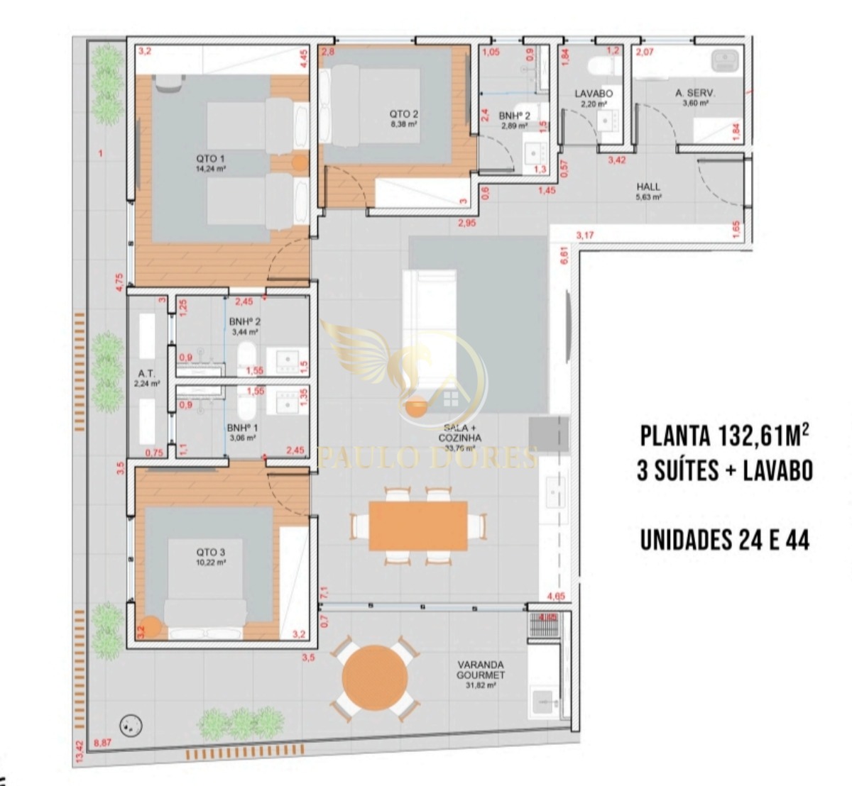 Apartamento à venda com 2 quartos, 78m² - Foto 24